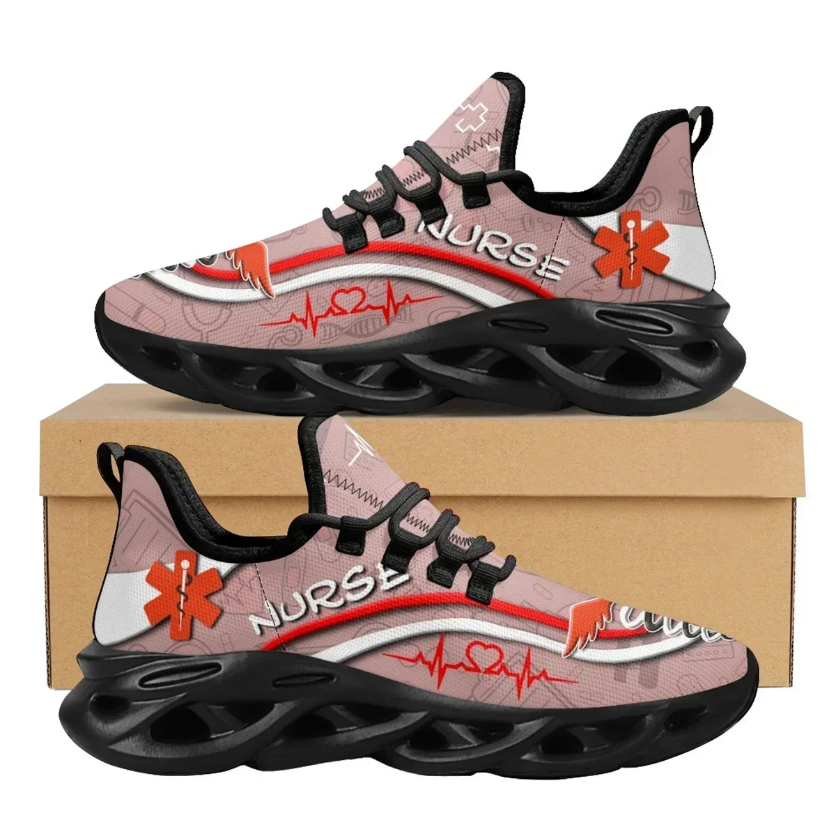 Women'S Fashion Tennis Shoes - Fashion Platform Blade Shoes Paramedic EMT