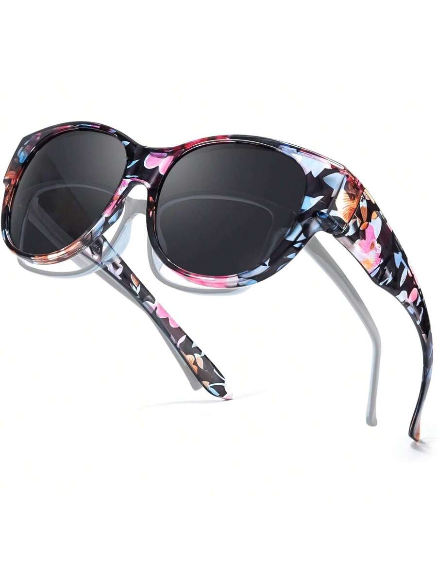 Women Fashion Over 60 - Polarized Oversized Fit Over Sunglasses For