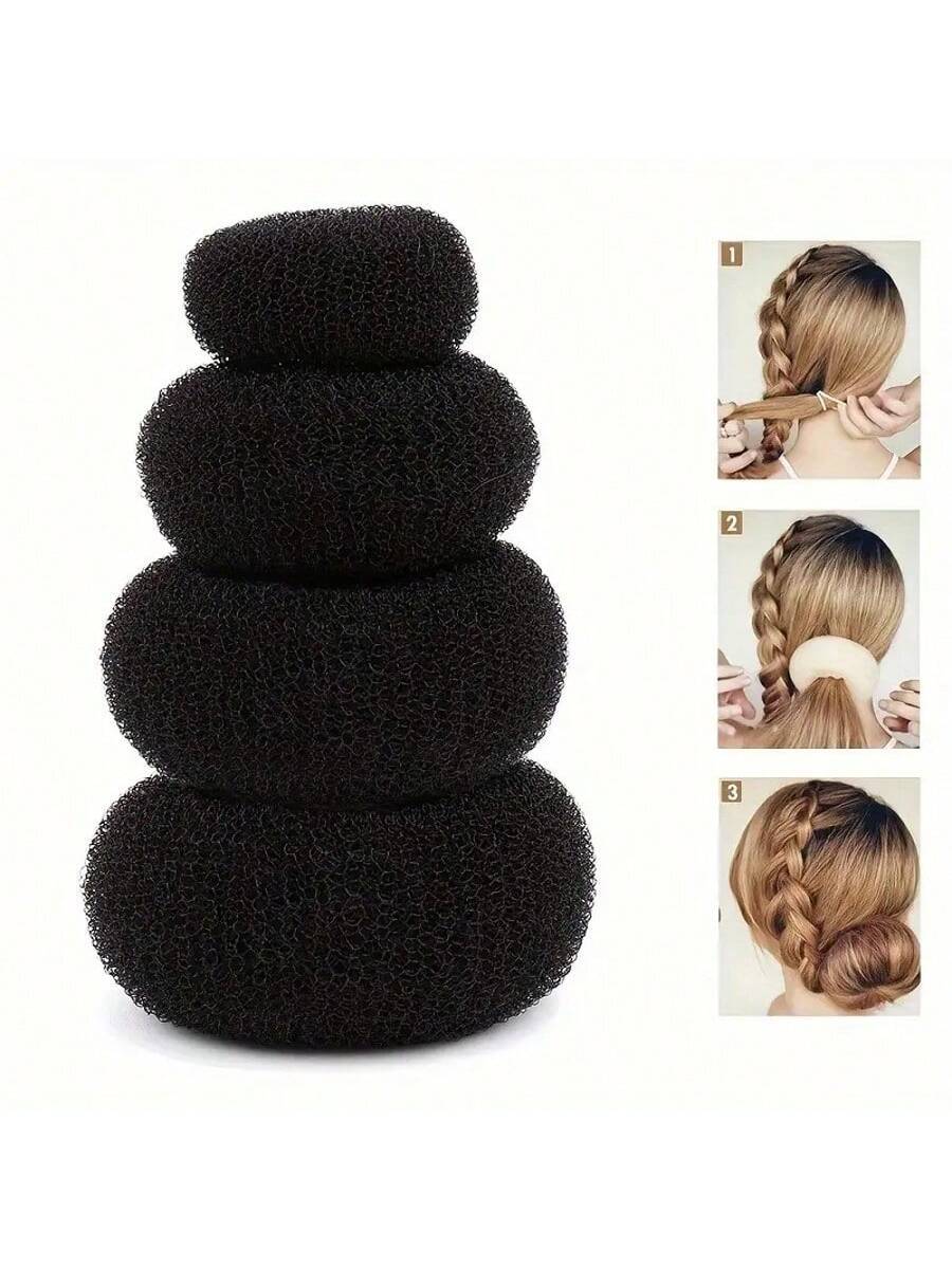Xl Women'S Fashion - Donut Hair Bun Maker Set Soft