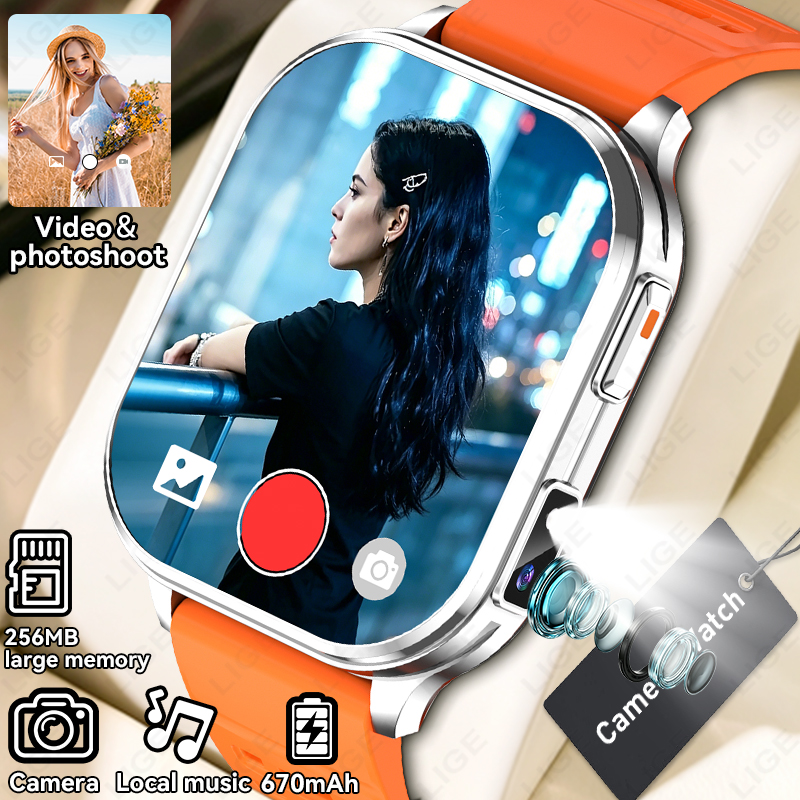 LIGE New Camera Smart Watch Me - Women Fashion Video のレビューと価格