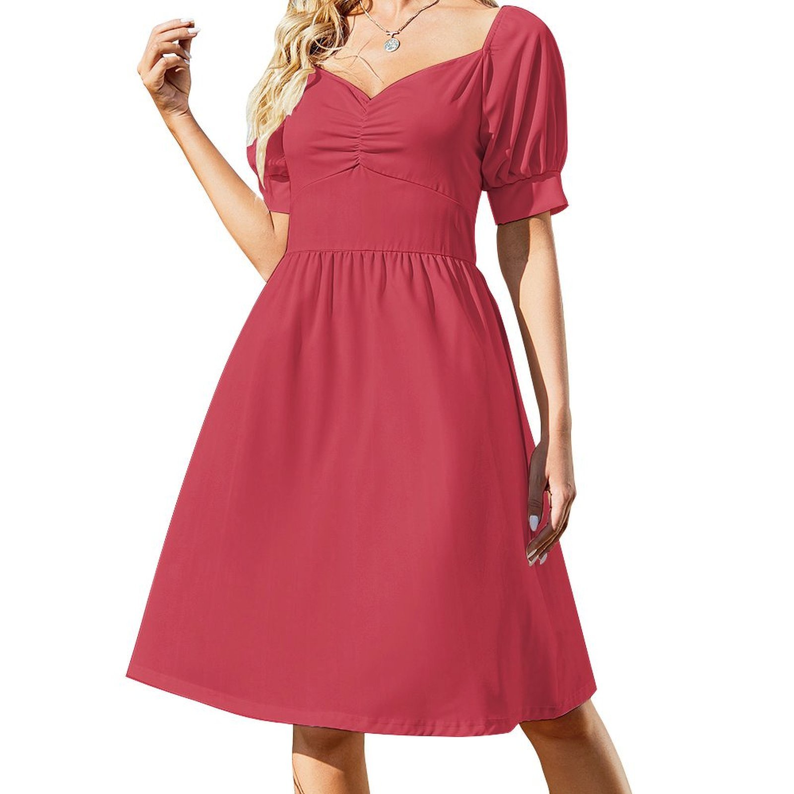 Paprika Floral Smock Dress For - Smocked Dress Women のレビューと価格