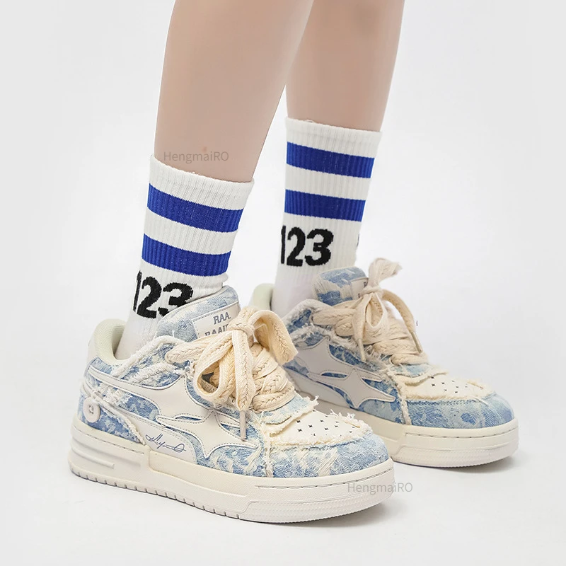 Women Sneakers Man Retro Star  - Women'S Fashion Tennis Shoes のレビューと価格