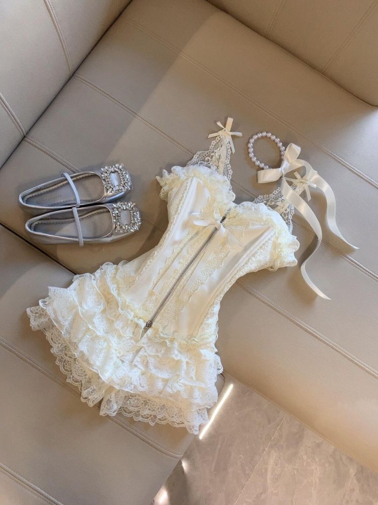Cute Desire Lace Bustier Top H - Corset Top Boned のレビューと価格