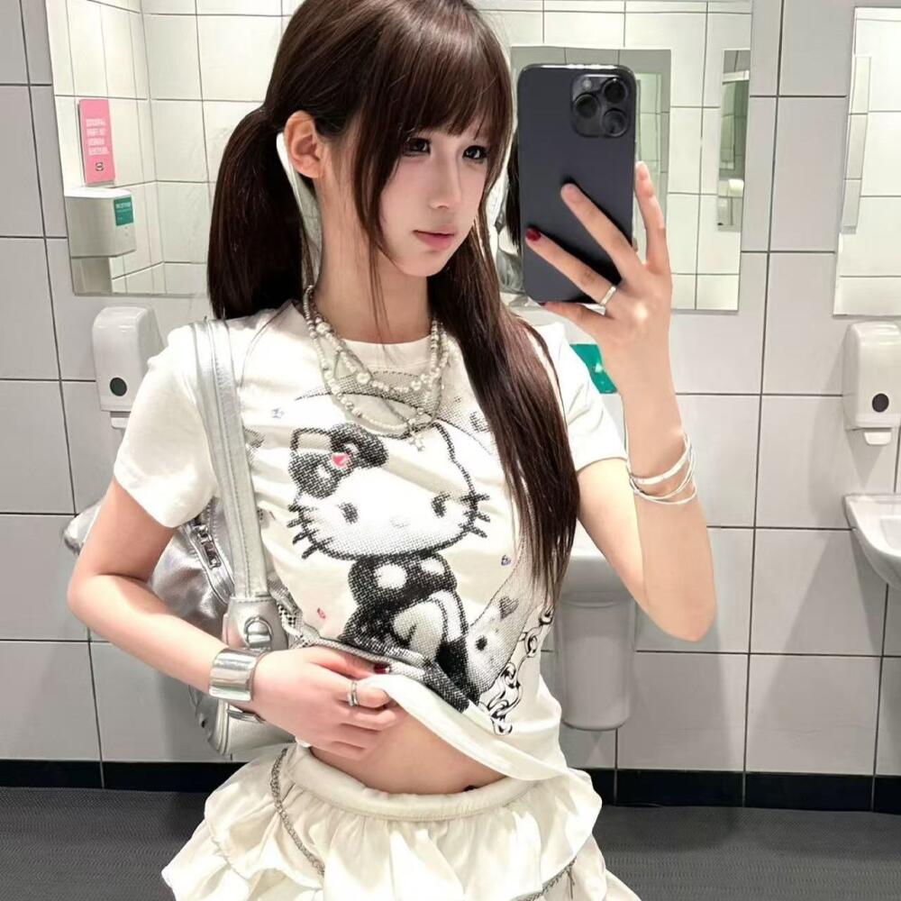 American Retro Cartoon Hello K - Women'S Fashion From The 60S のレビューと価格