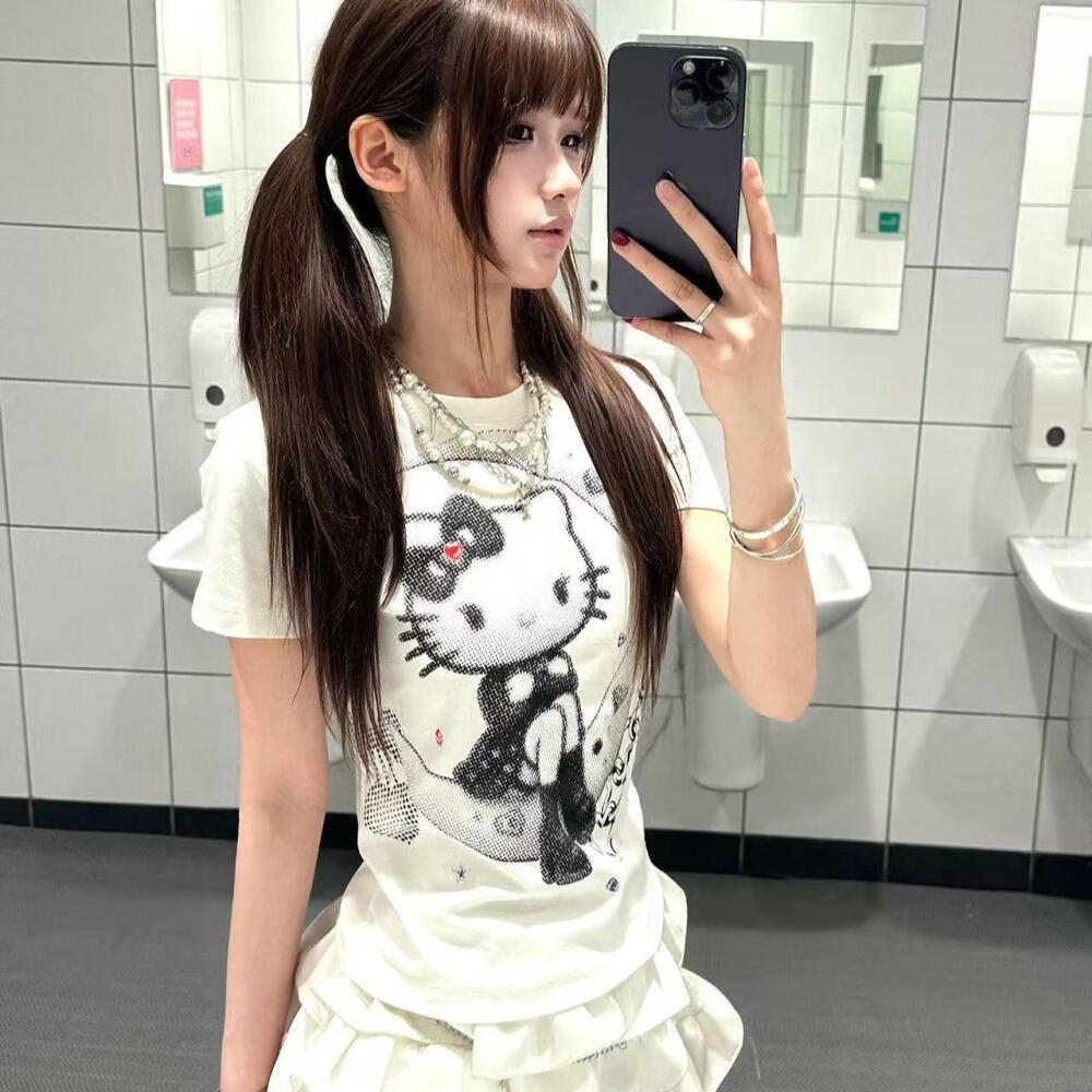 American Retro Cartoon Hello K - Women'S Fashion From The 60S のレビューと価格