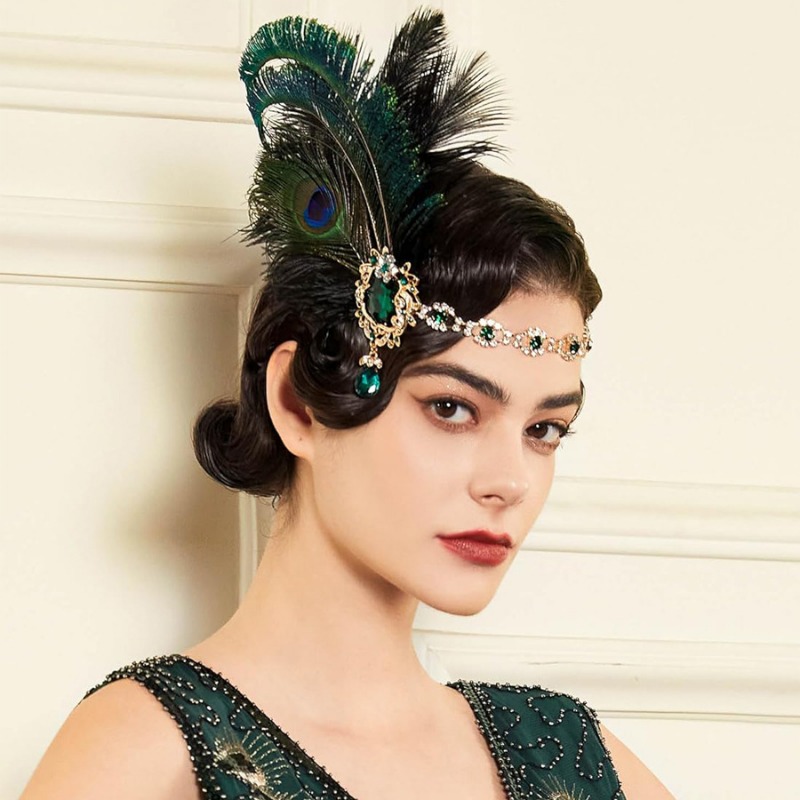Flapper Accessories Set 1920s  - Women'S Fashion Roaring 20S のレビューと価格