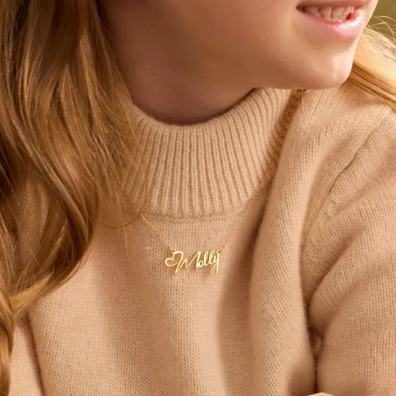 Custom Name Heart Necklace For - Xl Women'S Fashion のレビューと価格