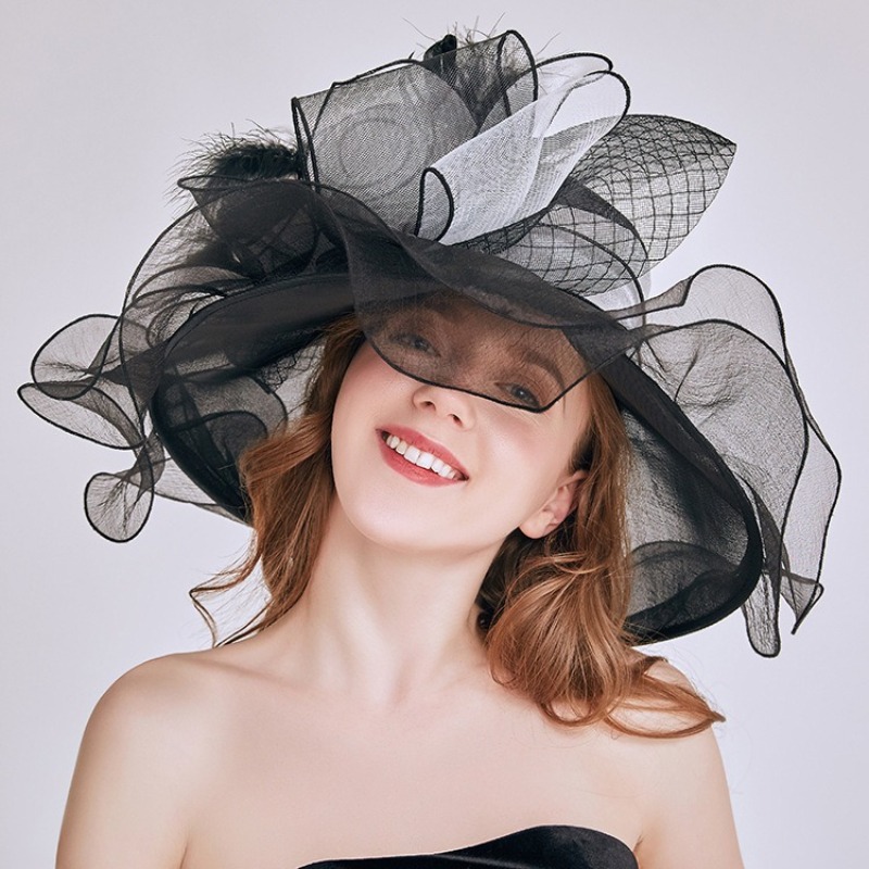 Fashion flower Fascinator Hats - Women'S Fashion Kentucky Derby のレビューと価格
