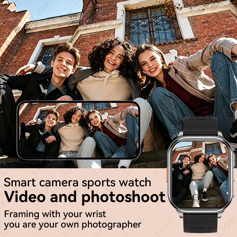 LIGE Men Women Camera Smartwat - Women Fashion Video のレビューと価格