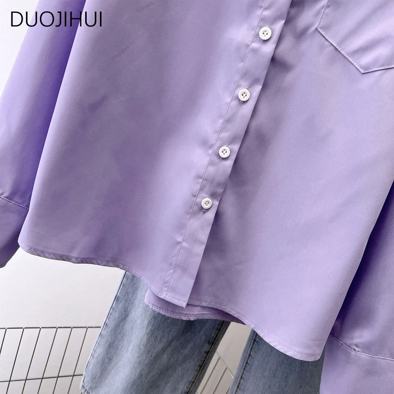 DUOJIHUI Purple Chic Polo Neck - Xl Women'S Fashion のレビューと価格