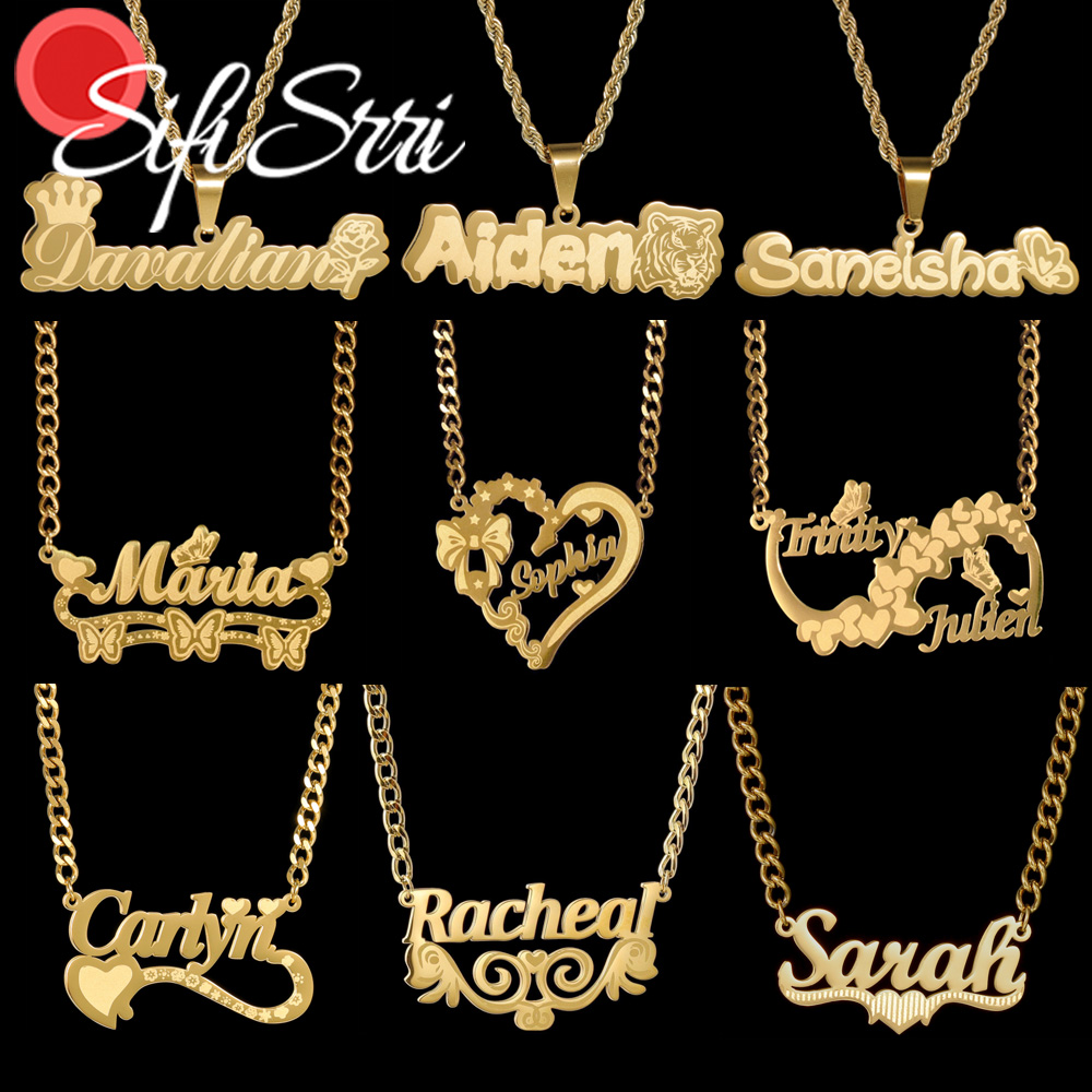 Sifisrri Custom Name Necklace  - Women'S Fashion Labels のレビューと価格