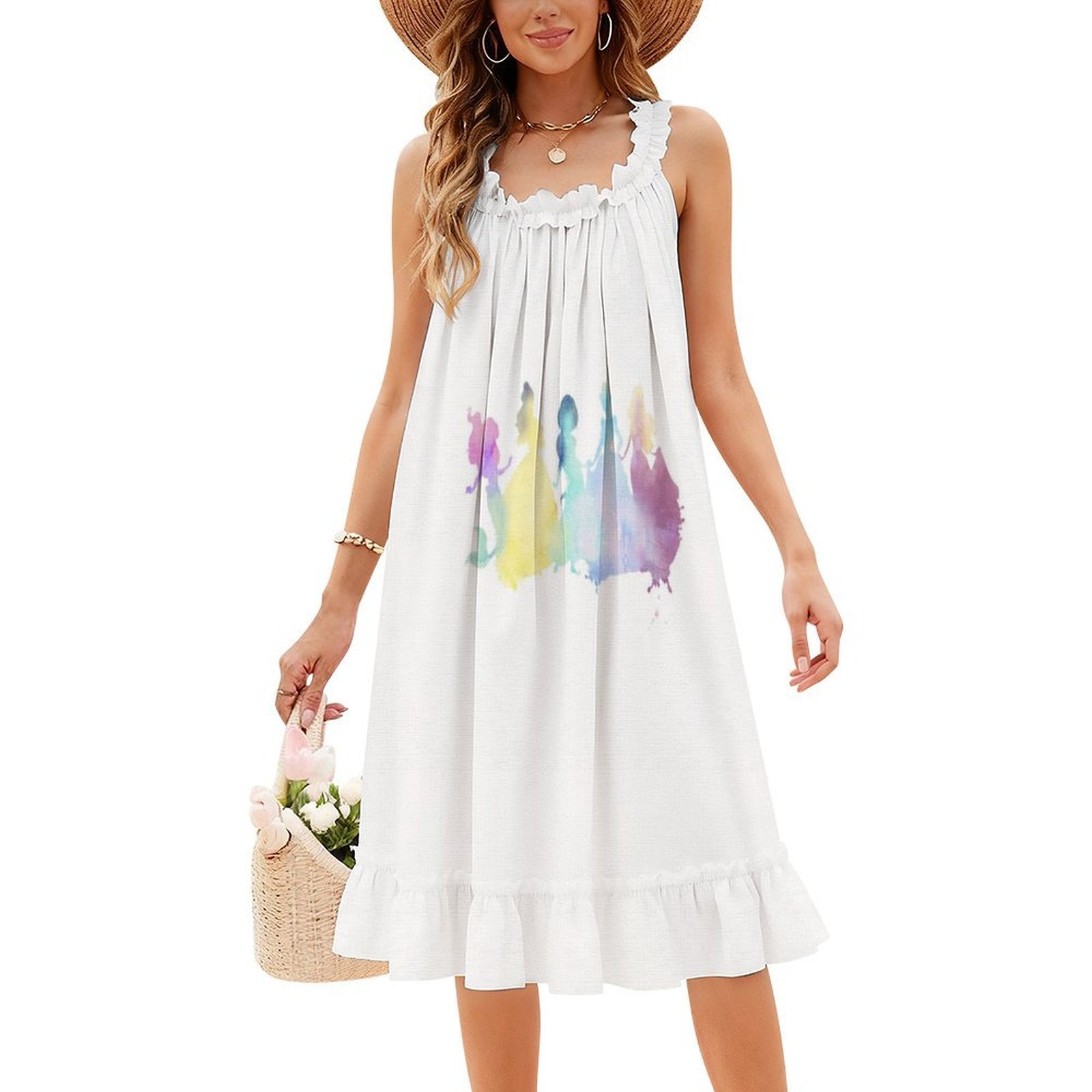The Colors Of The Princesses F - Smocked Dress Women のレビューと価格