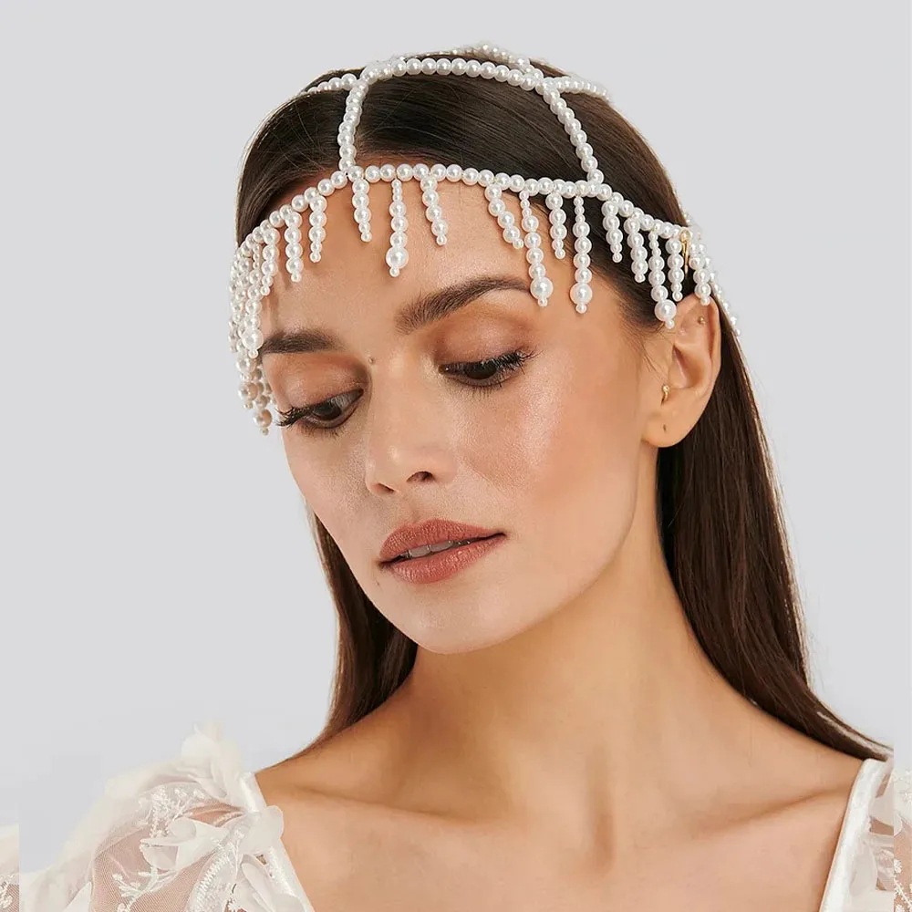 Fashion Pearl Fringe Headpiece - Women'S Fashion Roaring 20S のレビューと価格