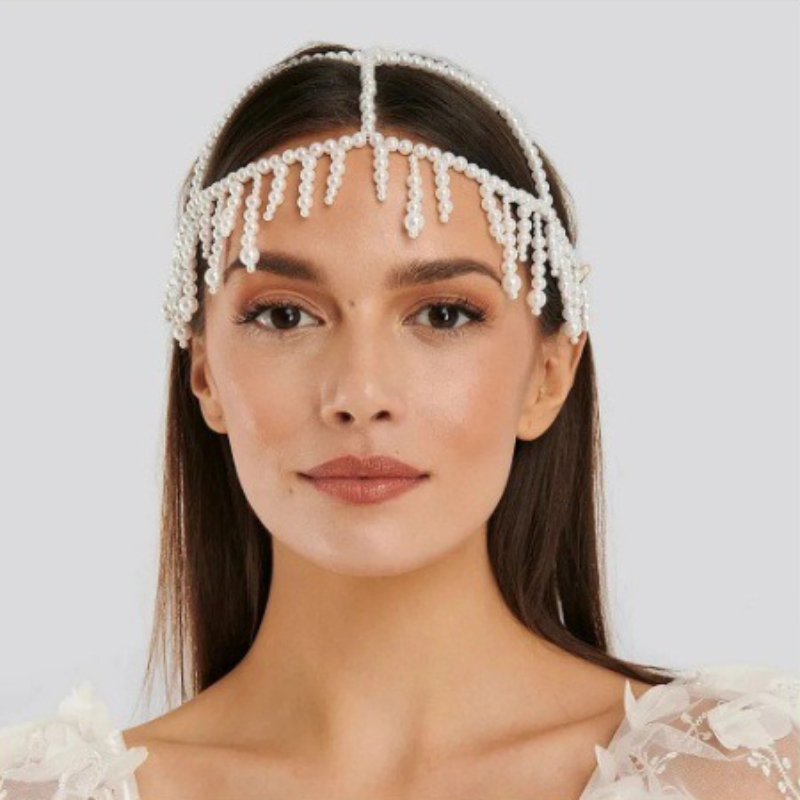 Fashion Pearl Fringe Headpiece - Women'S Fashion Roaring 20S のレビューと価格