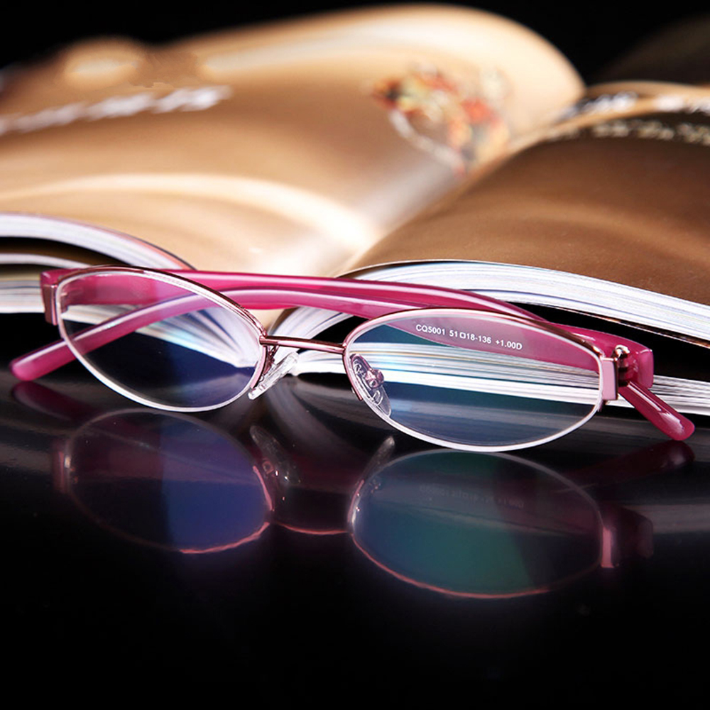 Semi-Rim Tr90 Leg  Anti-Fatigu - Women'S Fashion Glasses With Clear Lenses のレビューと価格