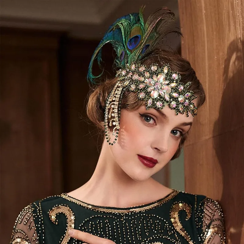 Vintage 1920s Flapper Headband - Women'S Fashion Roaring 20S のレビューと価格