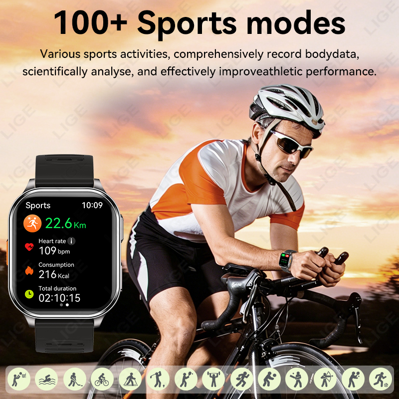 LIGE New Smart Watch Men Women - Women Fashion Video のレビューと価格