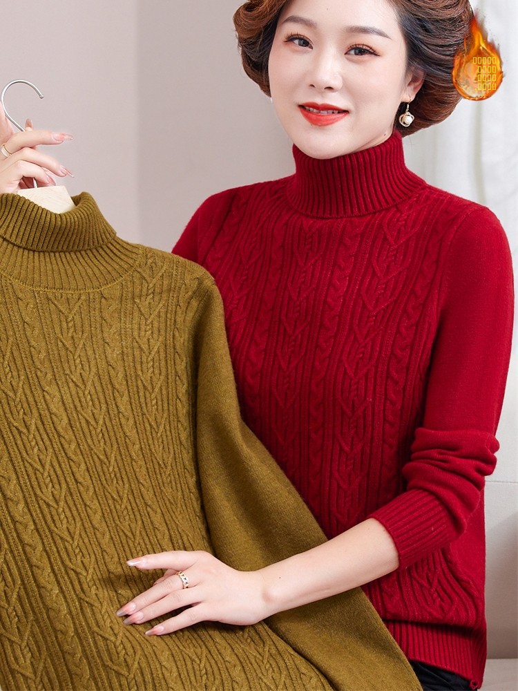 Fashionable Thickened Knitted  - Women Fashion Over 60 のレビューと価格