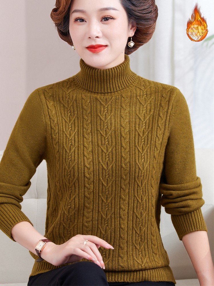 Fashionable Thickened Knitted  - Women Fashion Over 60 のレビューと価格