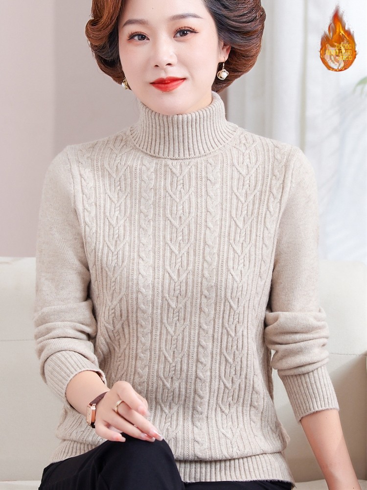 Fashionable Thickened Knitted  - Women Fashion Over 60 のレビューと価格