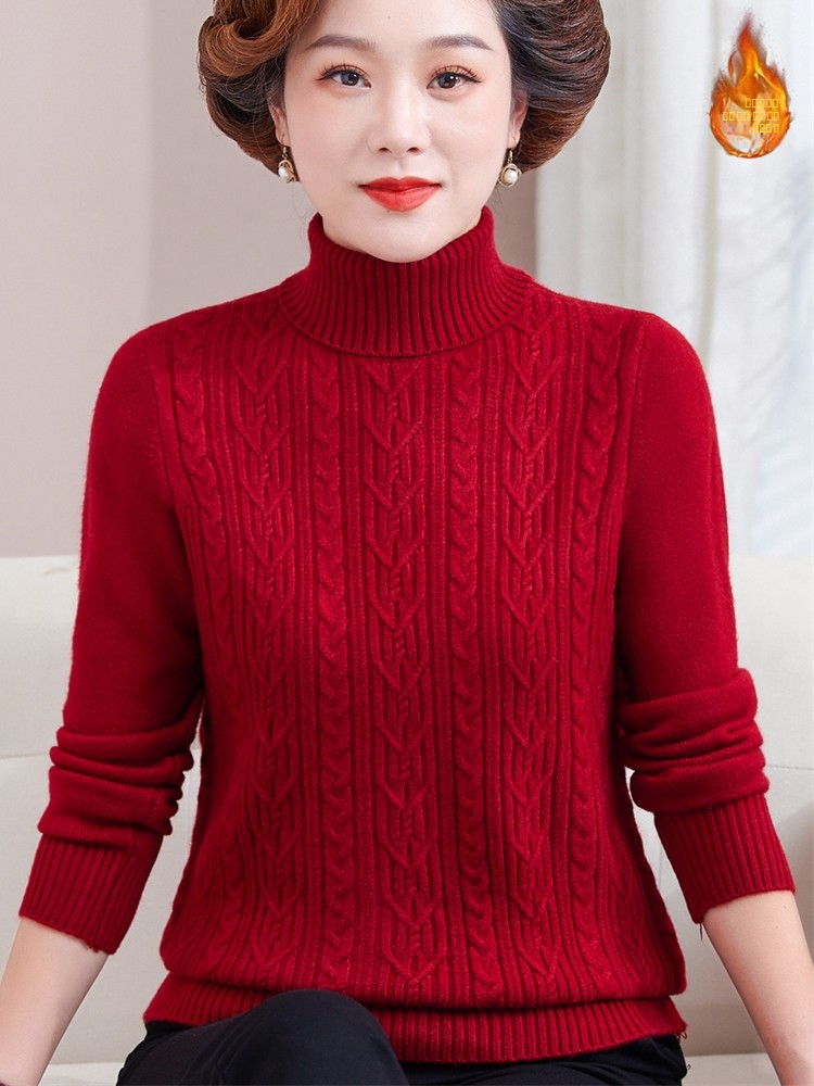 Fashionable Thickened Knitted  - Women Fashion Over 60 のレビューと価格