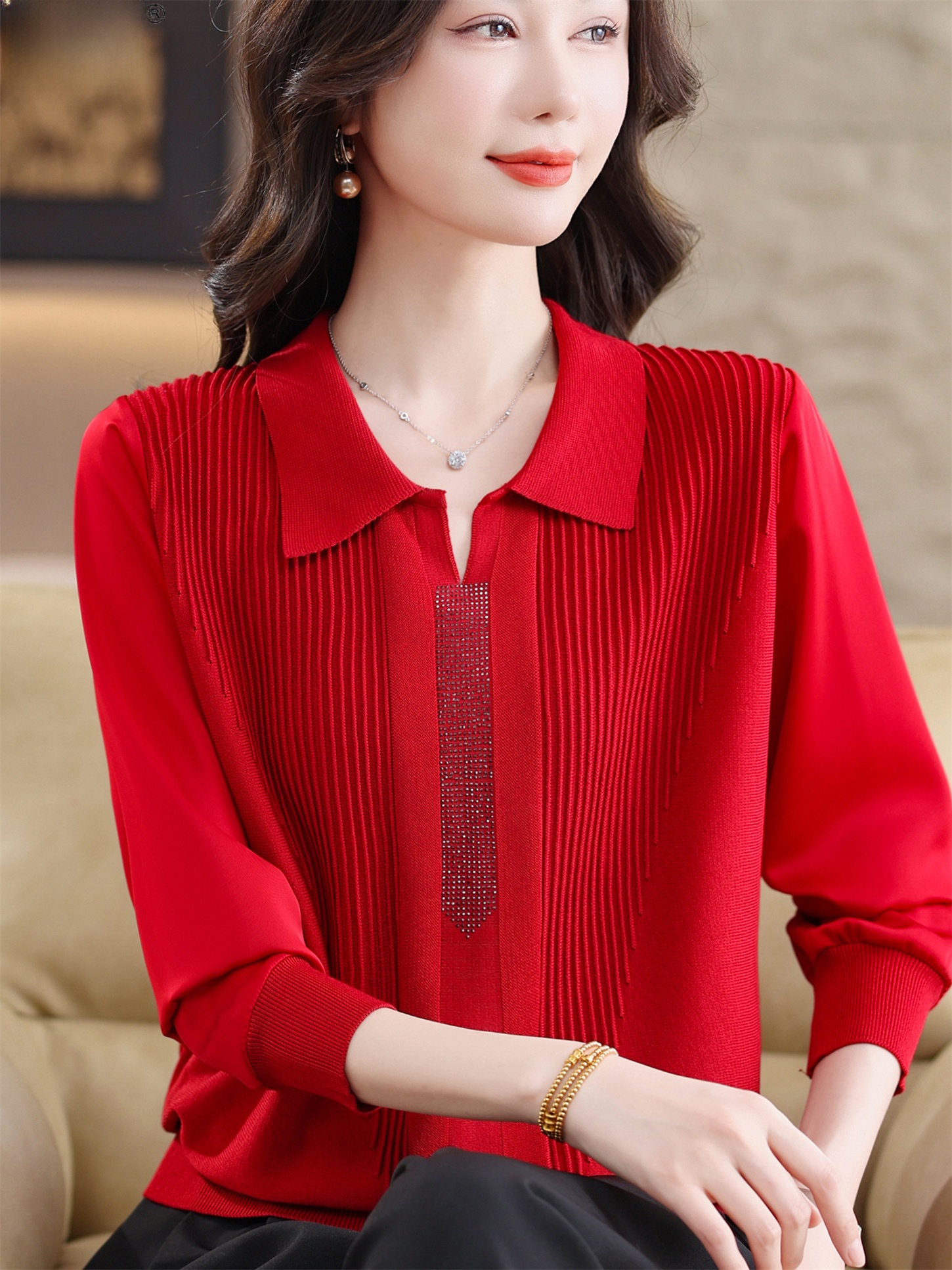 Fashionable Long Sleeve T-Shir - Women Fashion Over 60 のレビューと価格