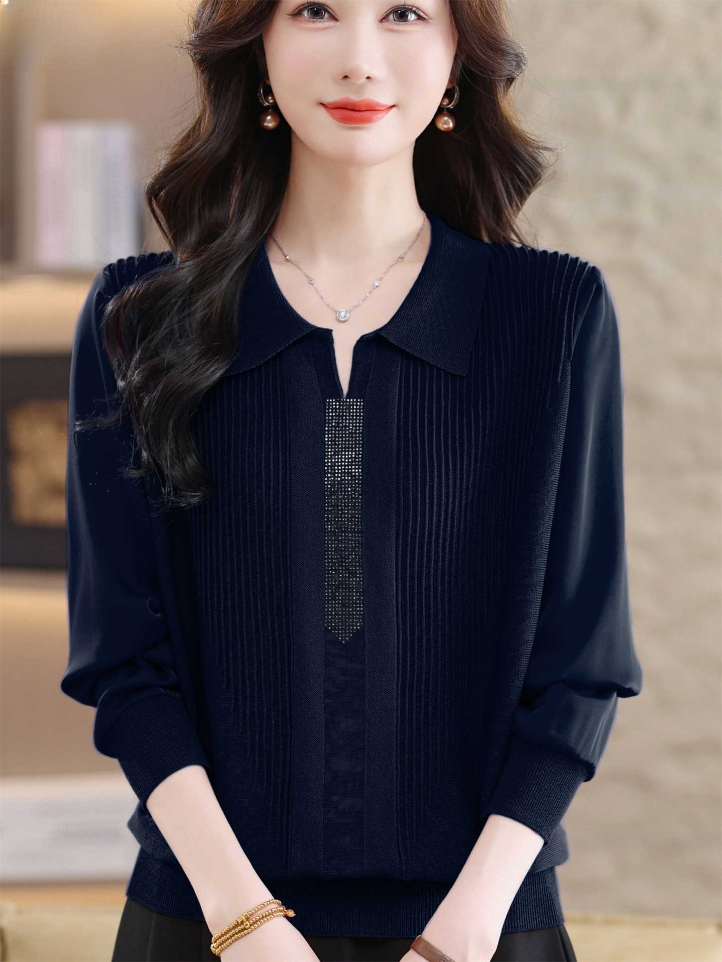 Fashionable Long Sleeve T-Shir - Women Fashion Over 60 のレビューと価格
