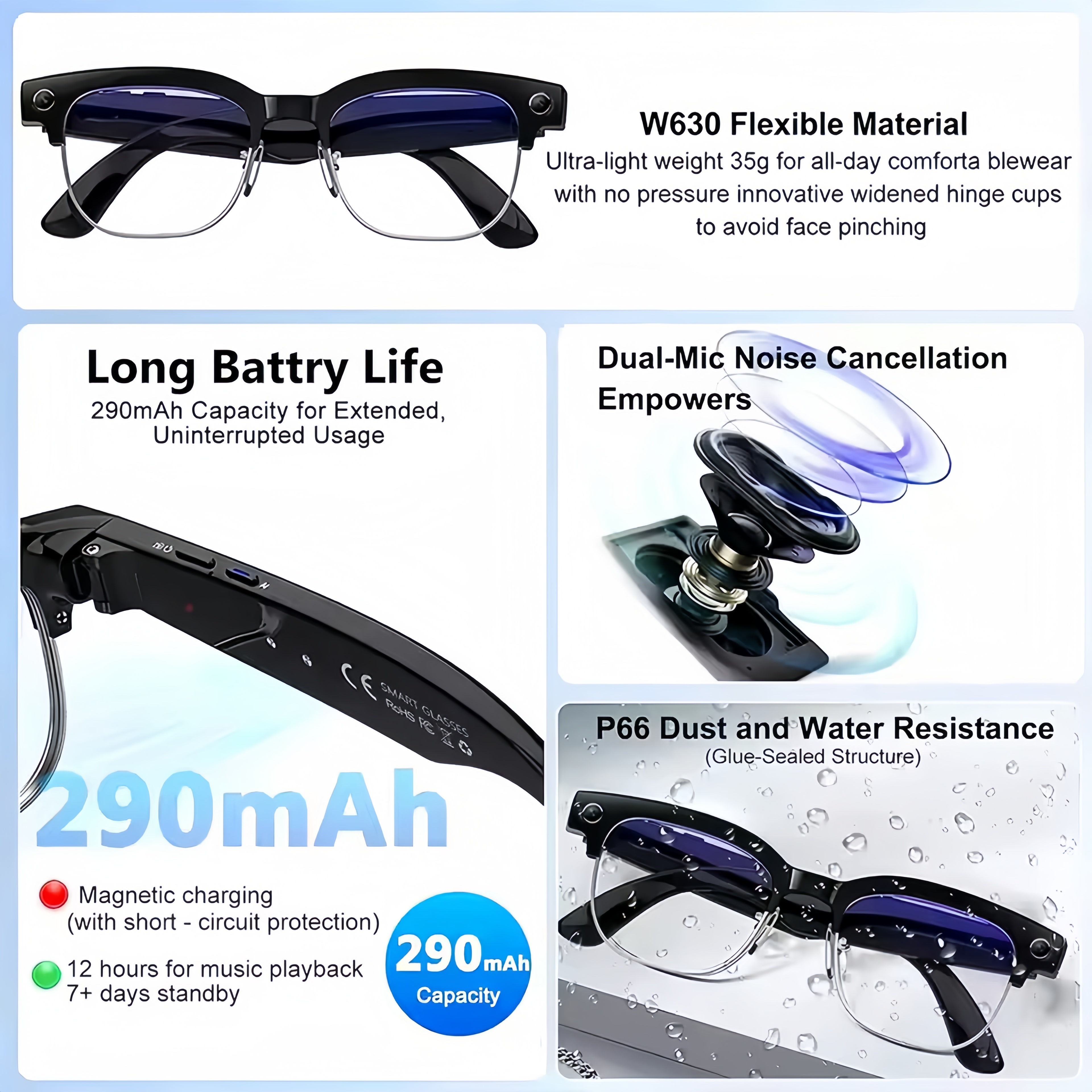 2026New 800W AI Smart Glasses  - Women Fashion Video のレビューと価格