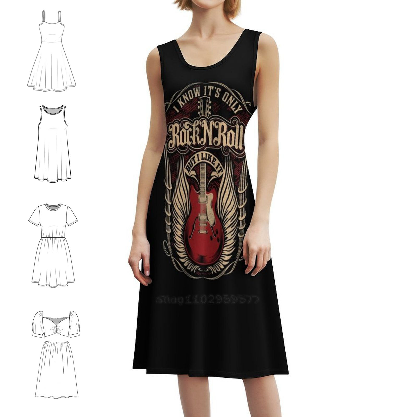 It&X27 ; S Only Rock &X27 ; N& - Smocked Dress Women のレビューと価格