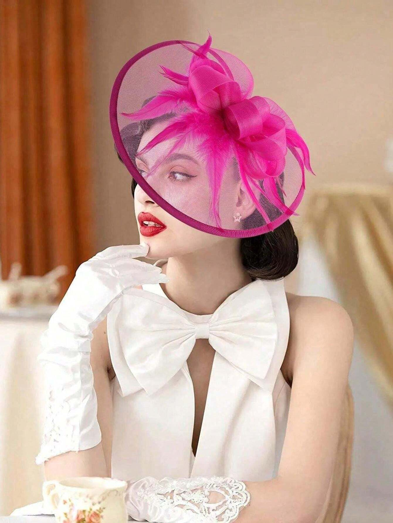 1Pc Fascinators Hats For Women - Women'S Fashion Kentucky Derby のレビューと価格