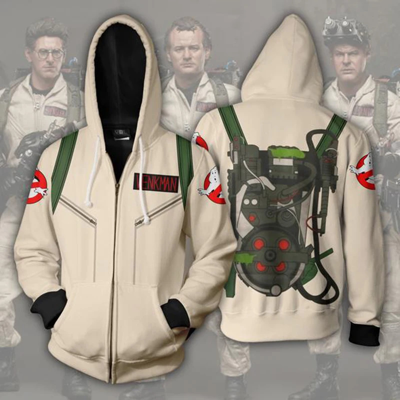 Fashion Ghost busters Zip up H - Women Fashion Jackets のレビューと価格