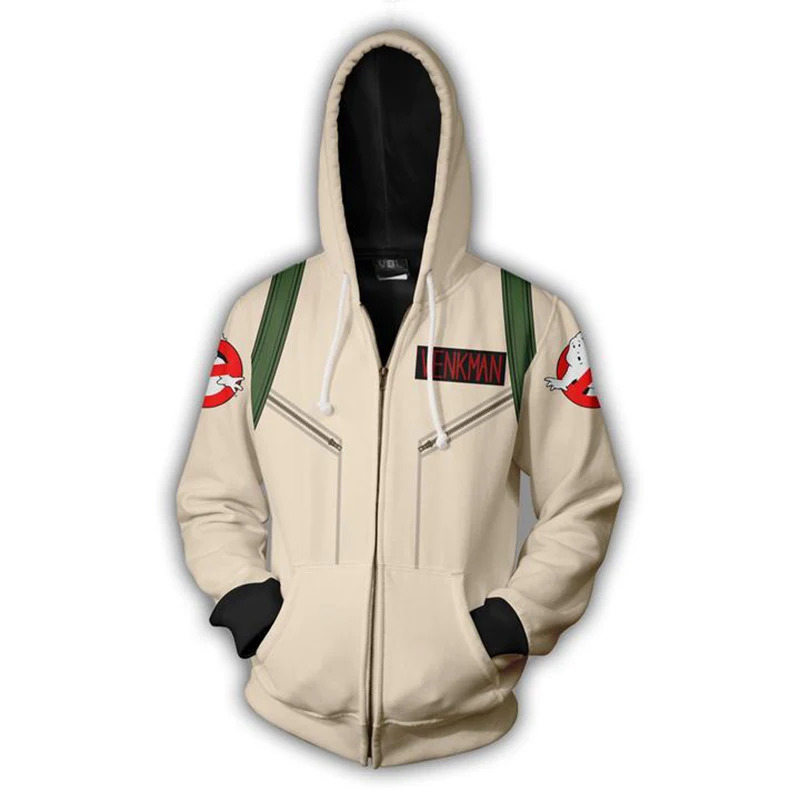 Fashion Ghost busters Zip up H - Women Fashion Jackets のレビューと価格