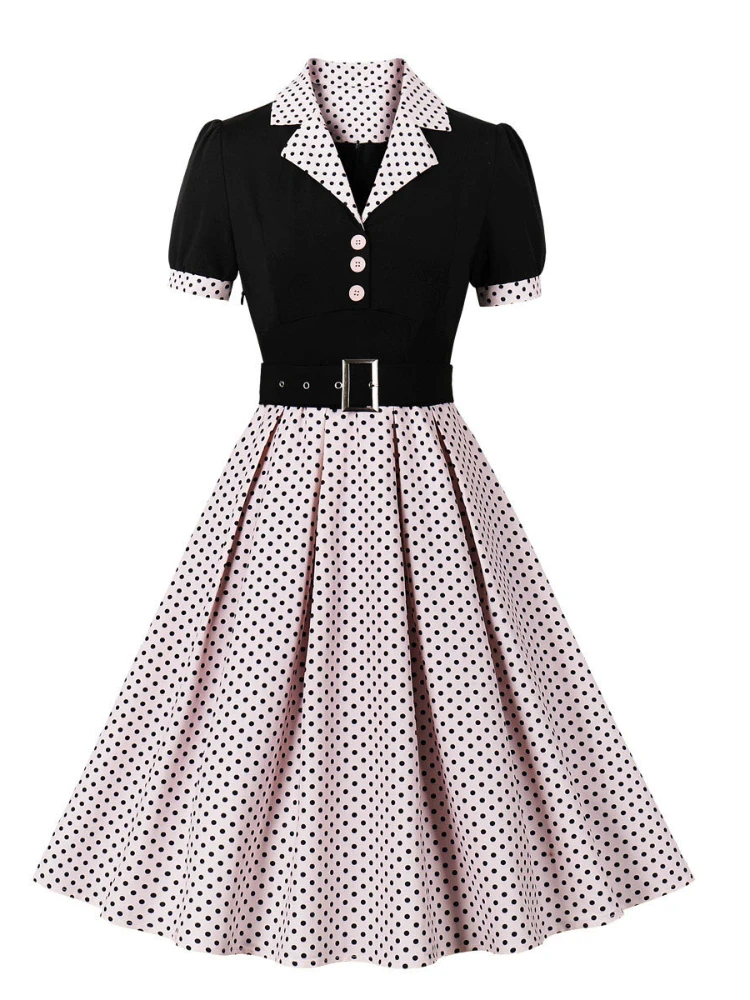 2024 New Fashion Polka Dot Vin - Women'S Fashion From The 60S のレビューと価格