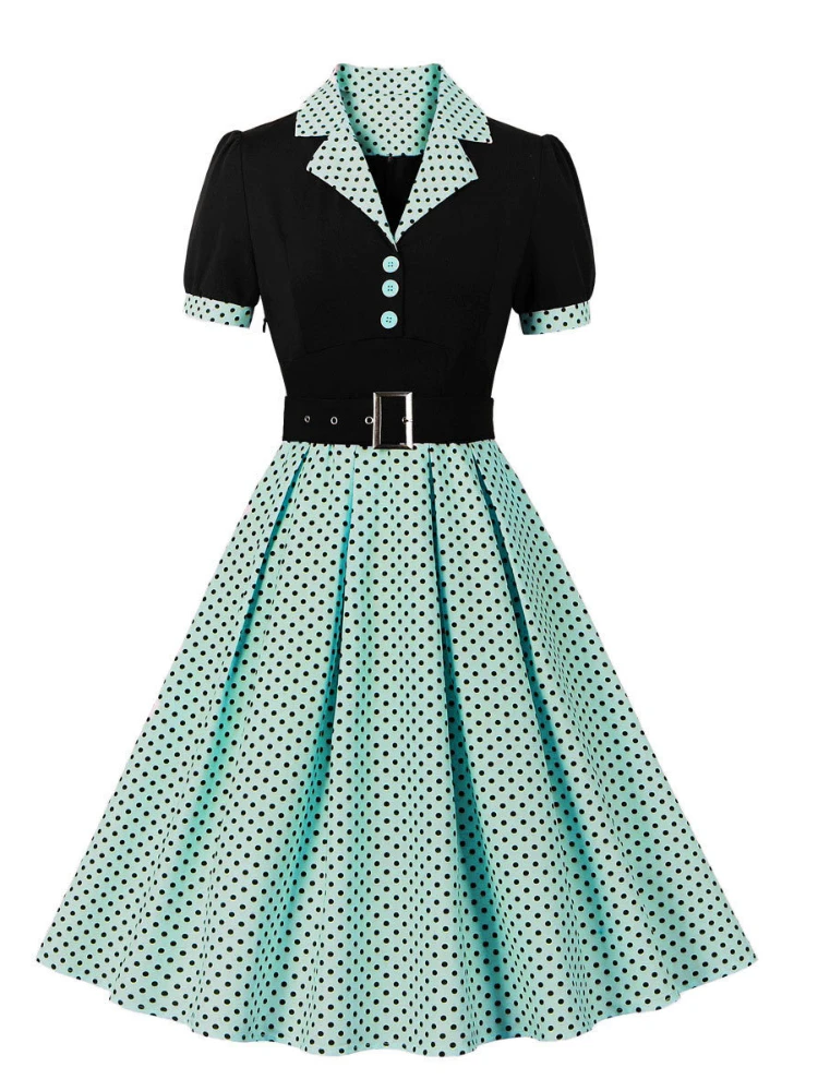 2024 New Fashion Polka Dot Vin - Women'S Fashion From The 60S のレビューと価格