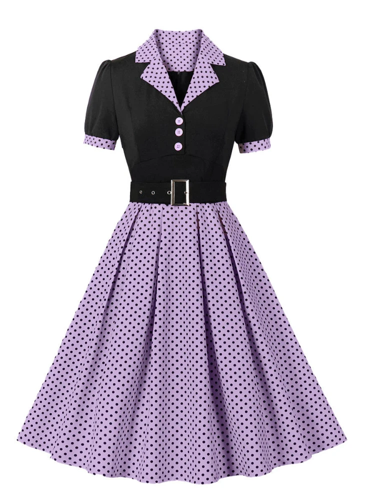 2024 New Fashion Polka Dot Vin - Women'S Fashion From The 60S のレビューと価格