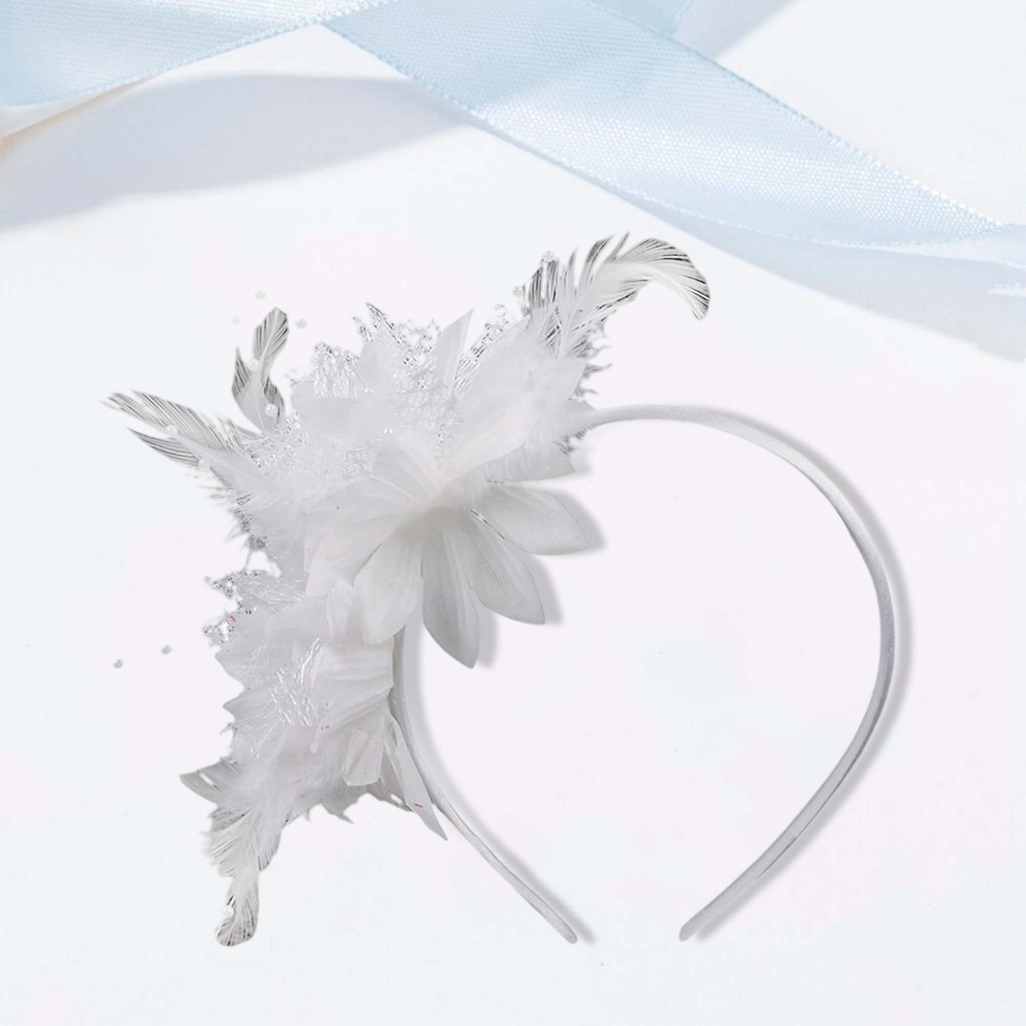 Elegant Feathered Headpiece wi - Women'S Fashion Kentucky Derby のレビューと価格