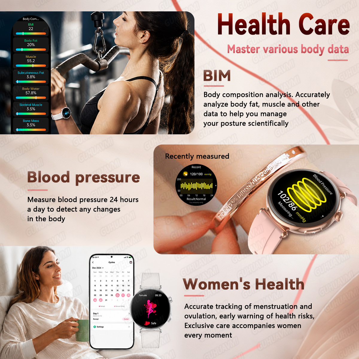 2026 New Women Health SmartWat - Women Fashion Week 2026 のレビューと価格