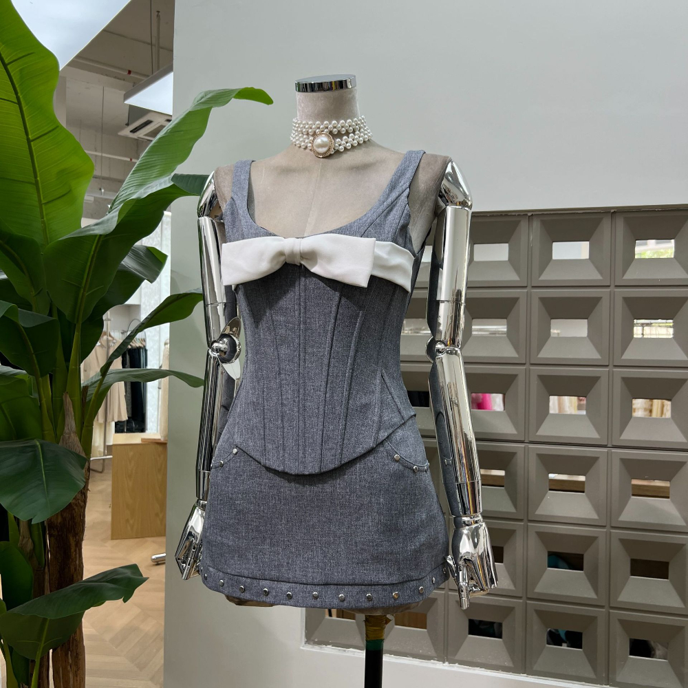 Summer 2025 Ash Gray Boned Cor - Corset Top Boned のレビューと価格