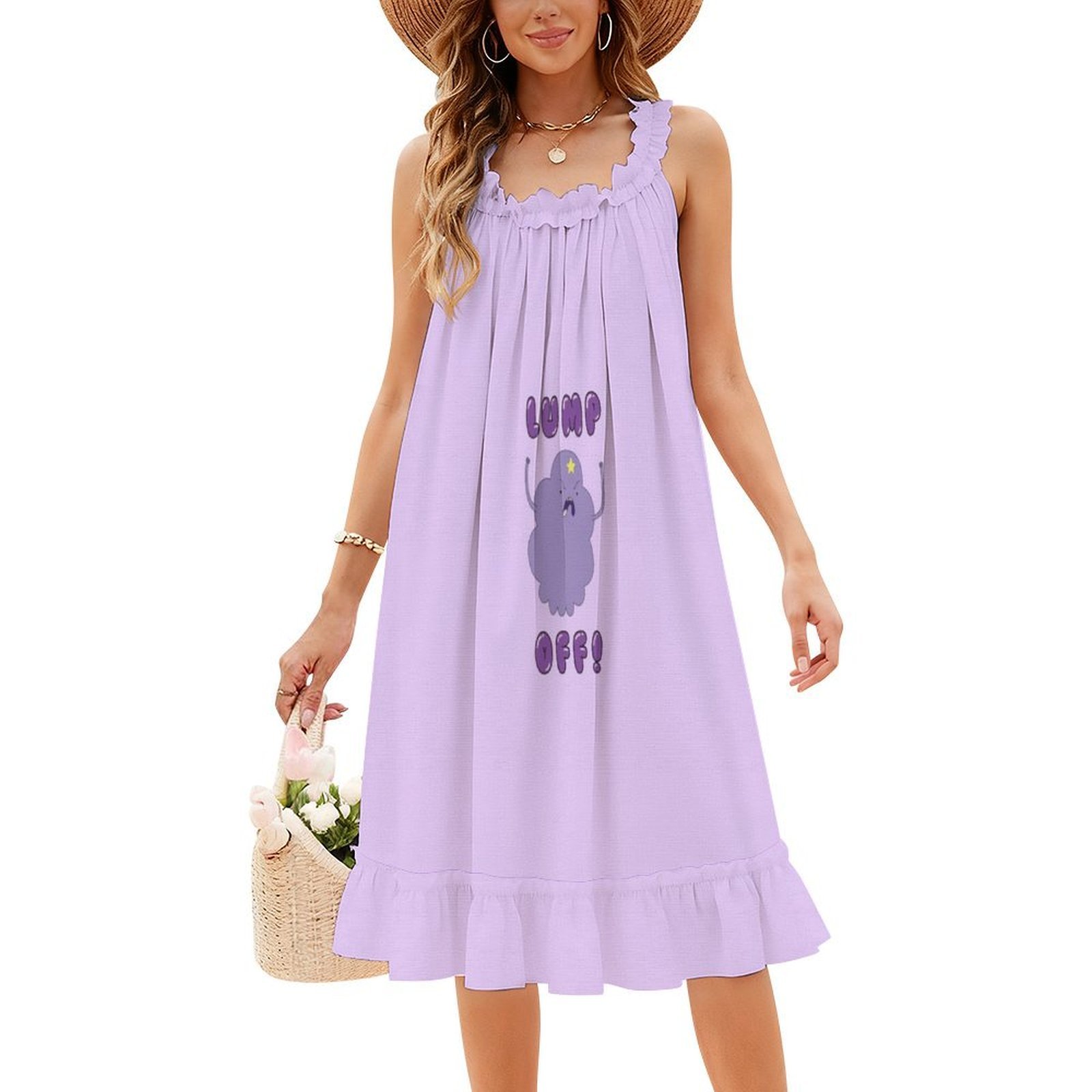 Lump Off! Floral Smock Dress F - Smocked Dress Women のレビューと価格