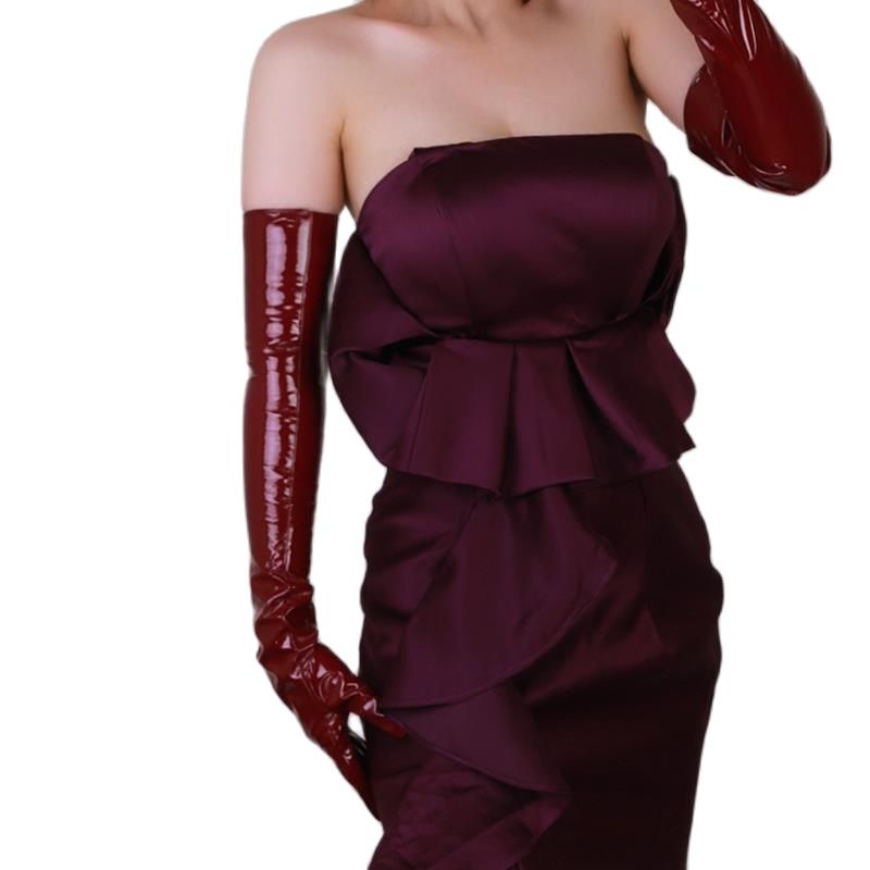 60cm Extra Long Patent Leather - Women Fashion Over 60 のレビューと価格