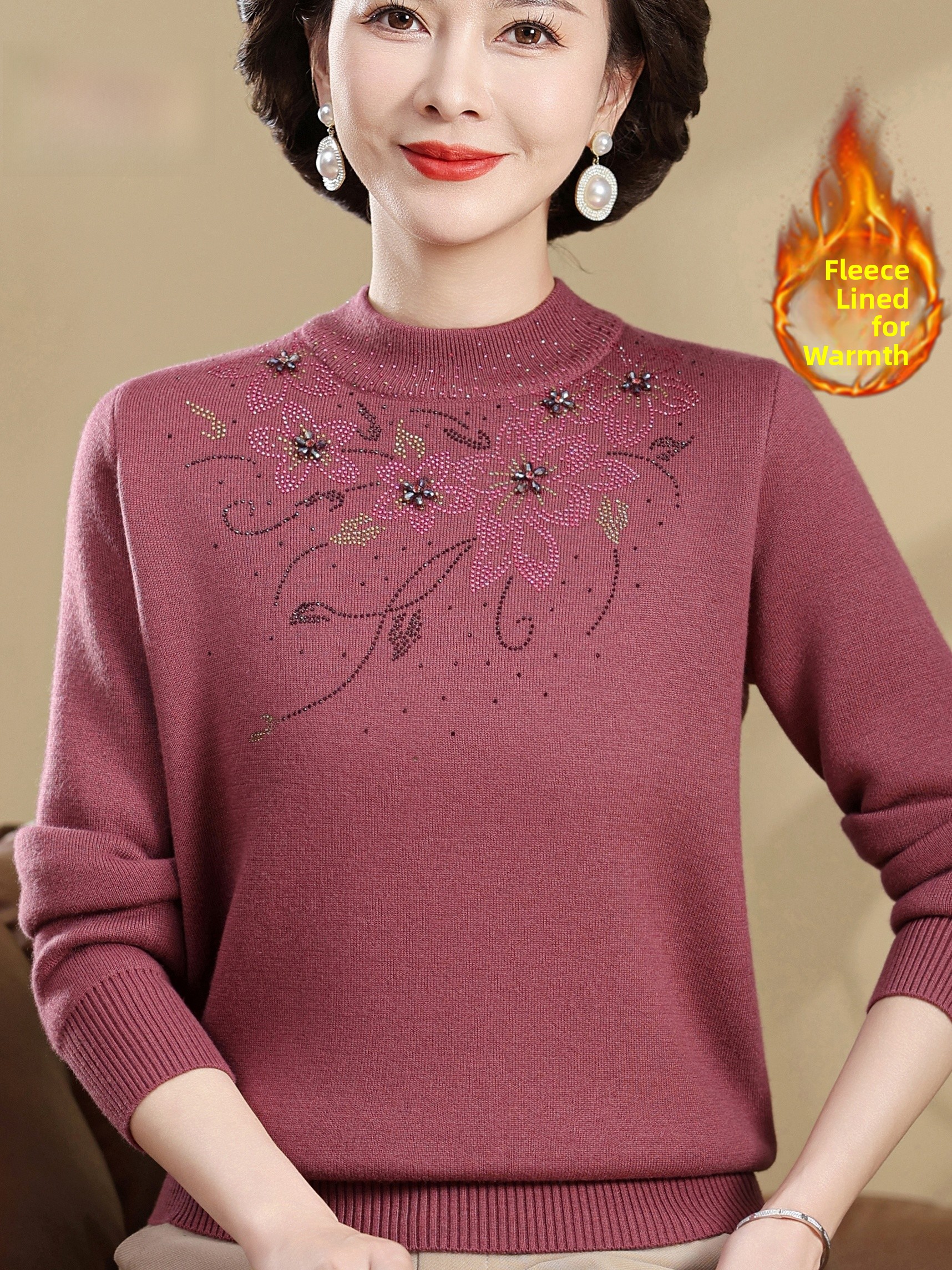 Fashionable Thickened Woolen S - Women Fashion Over 60 のレビューと価格