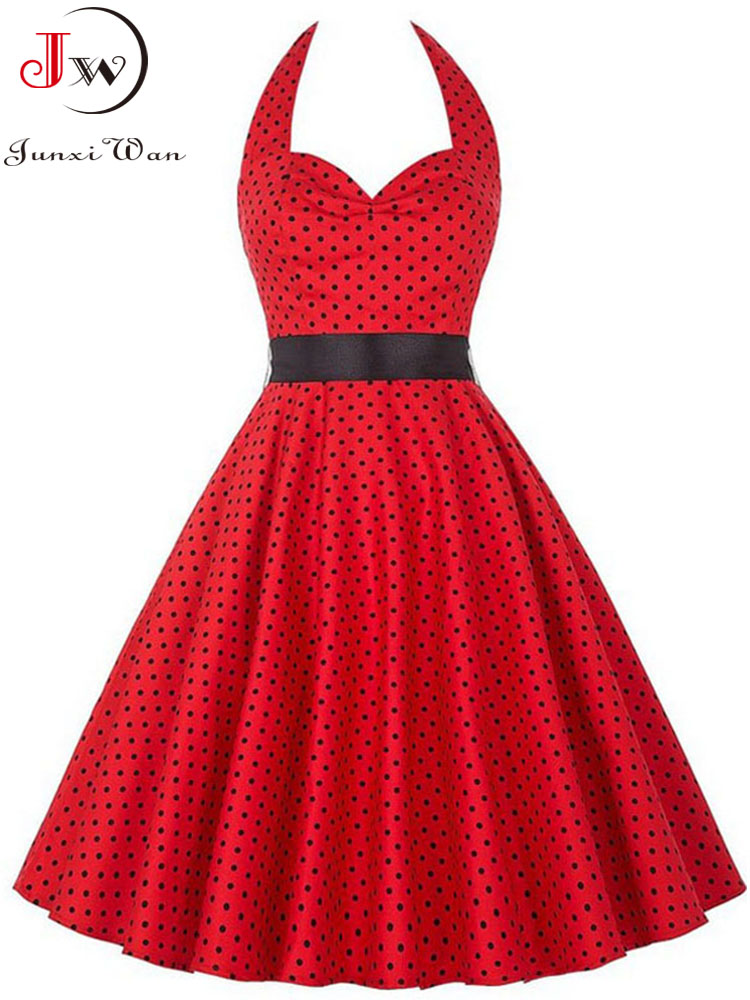 Women Summer Polka Dot Vintage - Women'S Fashion From The 60S のレビューと価格