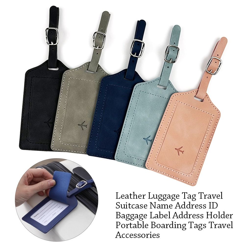 Fashion Leather Luggage Tag Tr - Women'S Fashion Labels のレビューと価格