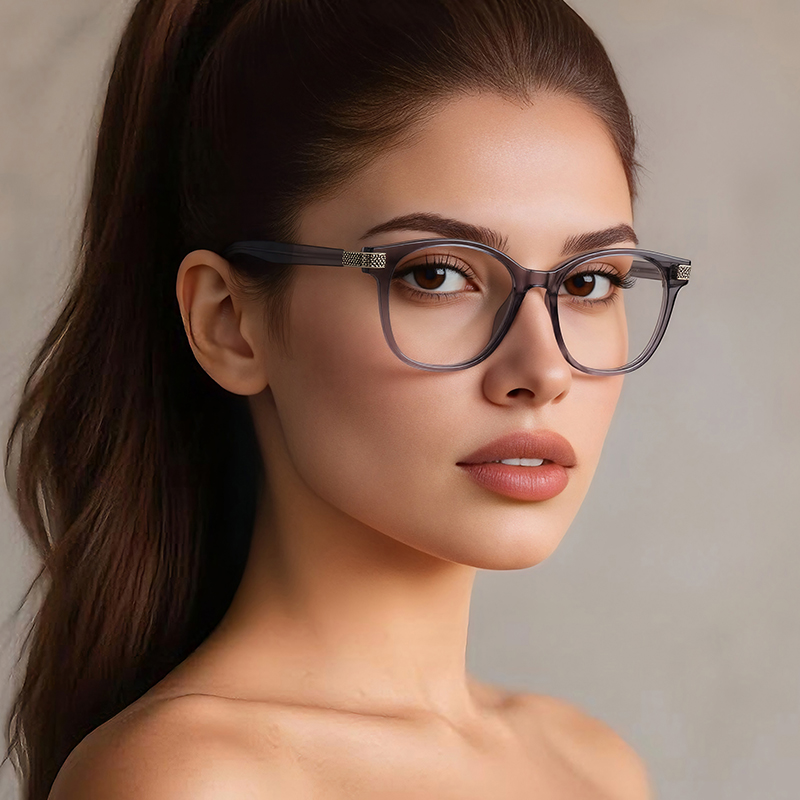 VICKI New Lady's Round-frame R - Women'S Fashion Glasses With Clear Lenses のレビューと価格