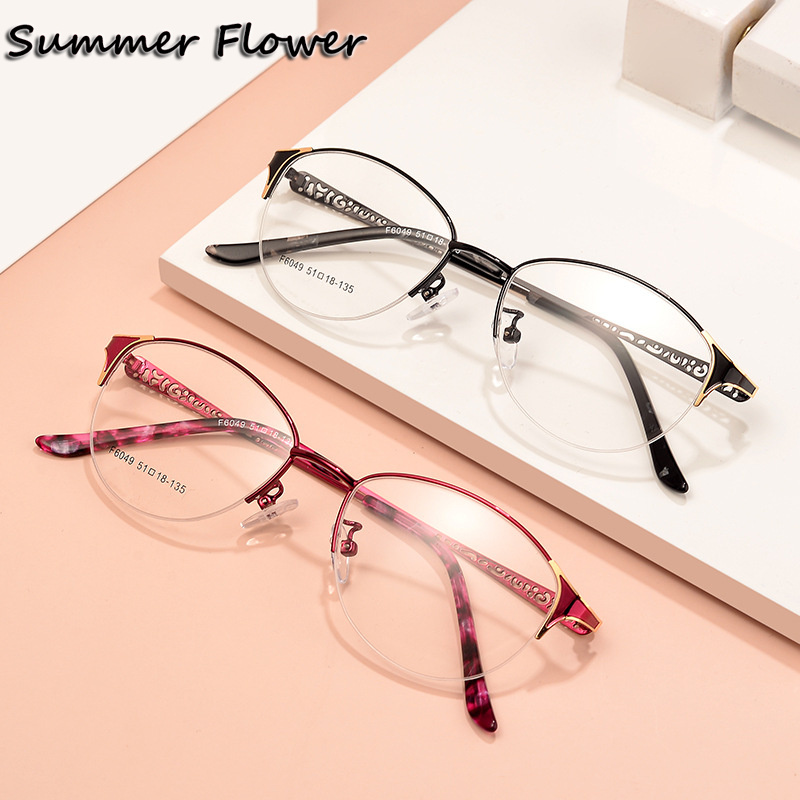 Women Oval Glasses Alloy Optic - Women'S Fashion Glasses With Clear Lenses のレビューと価格