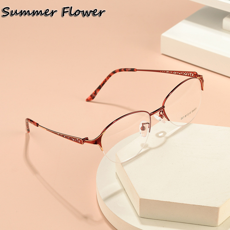 Women Oval Glasses Alloy Optic - Women'S Fashion Glasses With Clear Lenses のレビューと価格