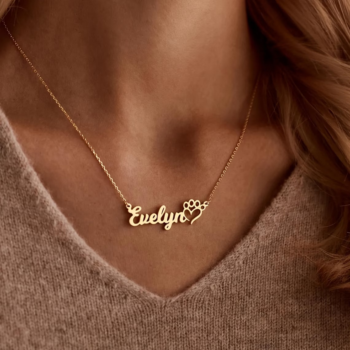 Personalized Pet Name Necklace - Xl Women'S Fashion のレビューと価格