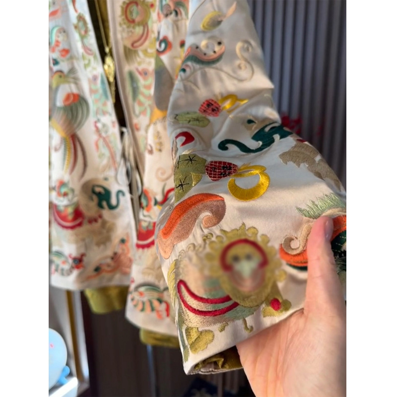 New Chinese Style Kimono Cardi - Women Fashion Jackets のレビューと価格