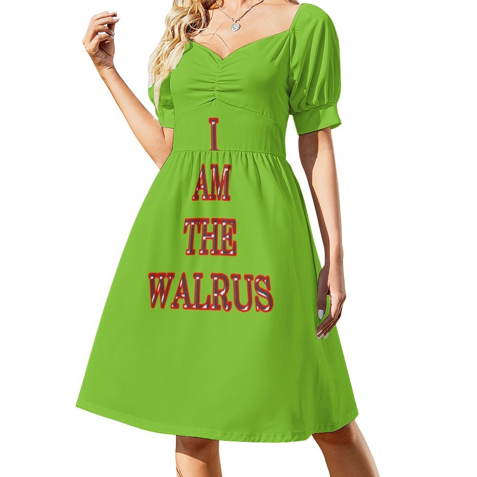 I Am The Walrus Floral Smock D - Smocked Dress Women のレビューと価格