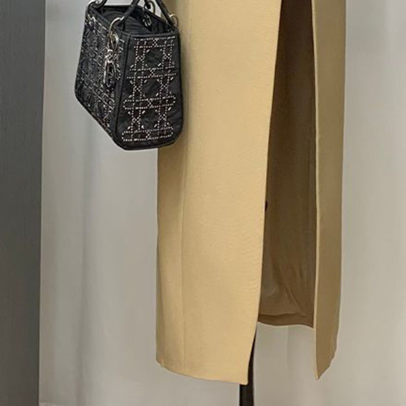 Spring Autumn Lapel Khaki Wome - Xl Women'S Fashion のレビューと価格